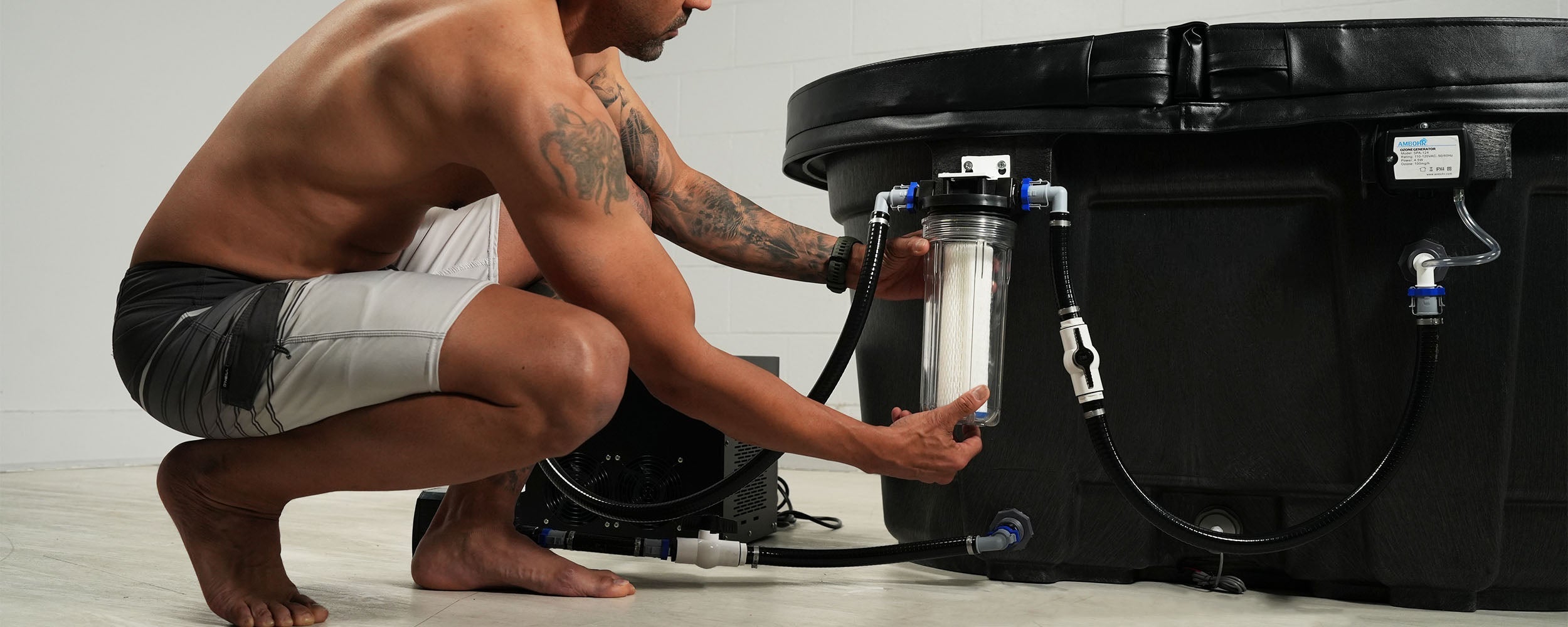 Cold Plunge Water Filter & Sanitation