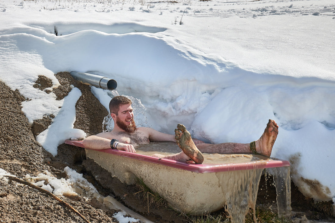Cold plunge water sanitation