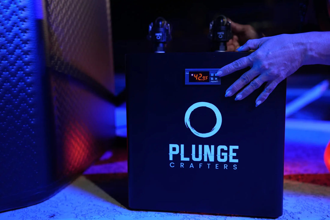 Close up of Plunge Crafters _3HP Water Chiller for DIY cold plunges