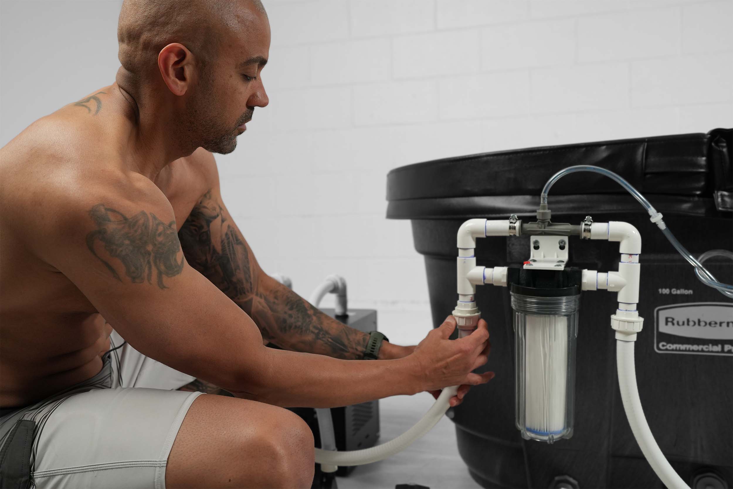 DIY Cold Plunge Hose & Fittings