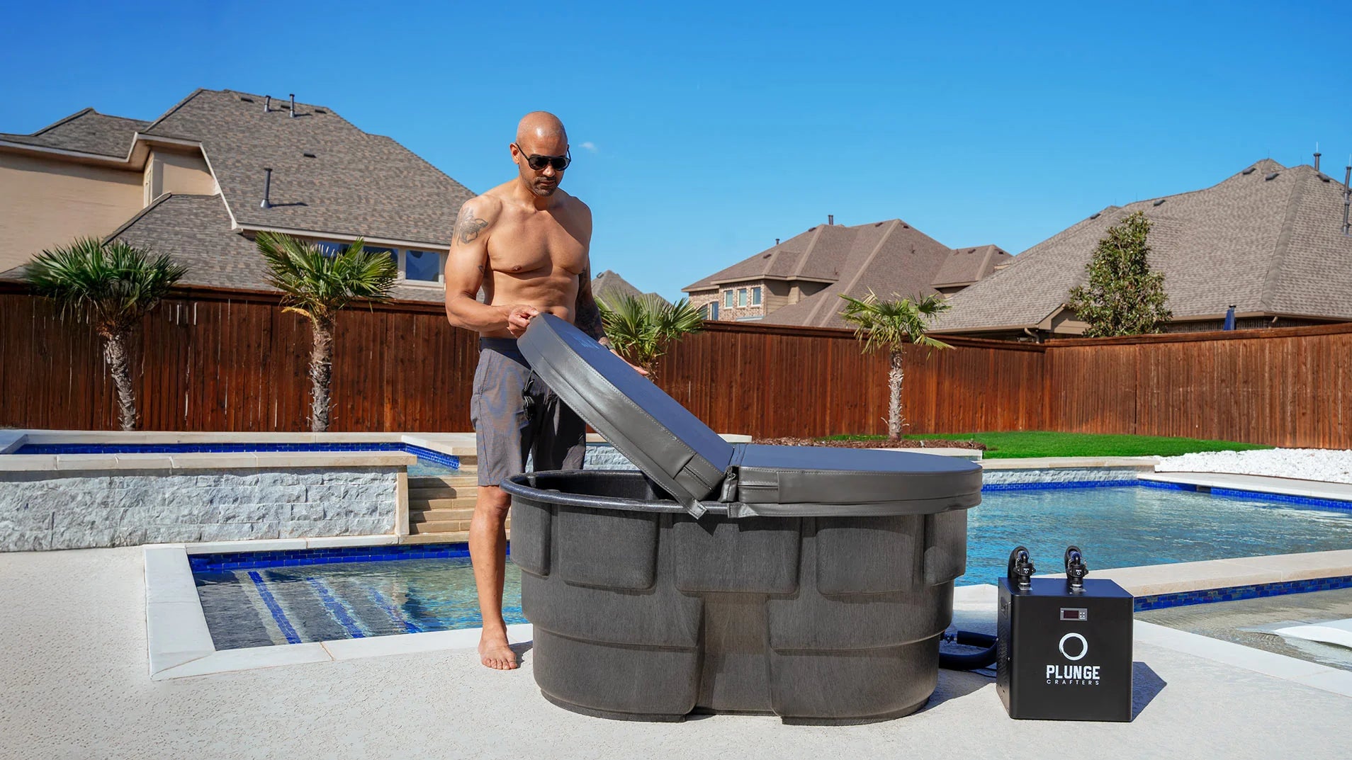 Cold Plunge Stock Tank Covers