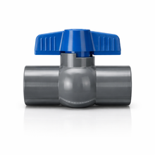 3/4" FNPT Threaded Schedule 40 PVC Gray Ball Valve