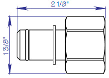 3/4" Quick Connect to 3/4" Threaded Female NPT