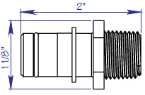 3/4" Quick Connect to 1/2" Threaded Male NPT