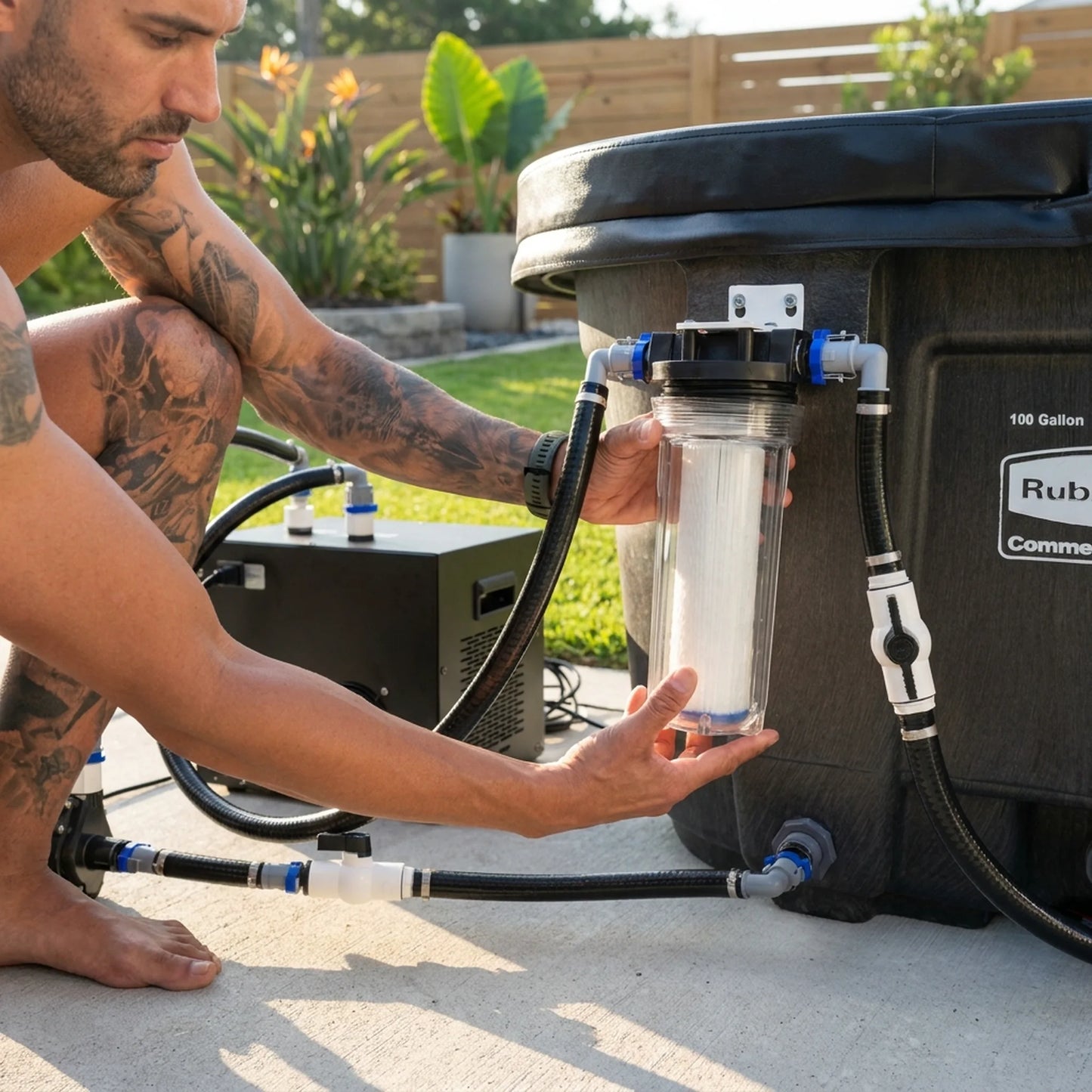 DIY Cold Plunge Quick Connect Kit