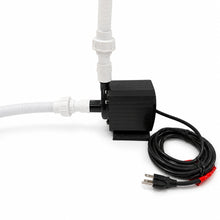 Plunge Gen 1 pump replacement kit with Danner 1200 water pump, PVC unions, elbow, and flex spa hose
