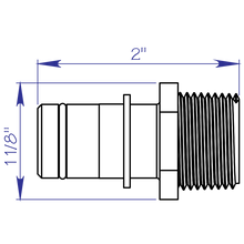 3/4" Quick Connect to 3/4" Threaded Male NPT